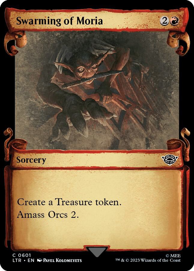 Swarming of Moria [#0601 Showcase Scrolls] (LTR-C-Foil)