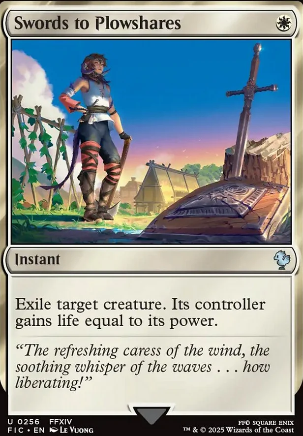 Swords to Plowshares [ #0256 Surge Foil ] (FIC-U)
