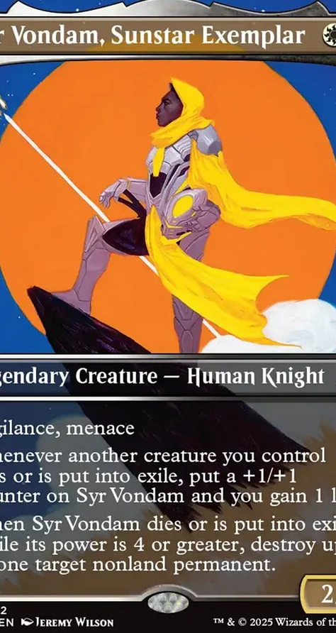 Syr Vondam, Sunstar Exemplar [ #0302 Triumphant] (EOE-R)