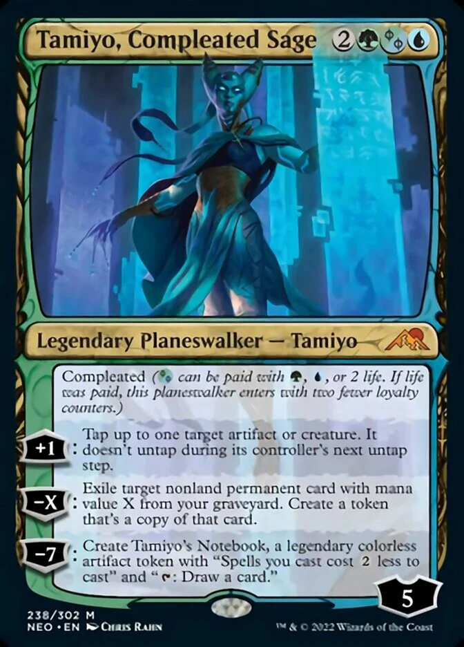 Tamiyo, Compleated Sage [ #238/302 ] (NEO-M)