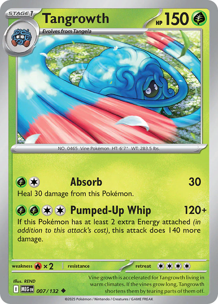Tangrowth - 007/132 (MEG) Uncommon