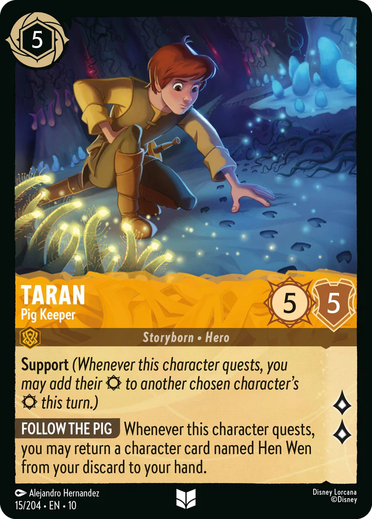 Taran - Pig Keeper (015/204 - Whispers in the Well) Uncommon