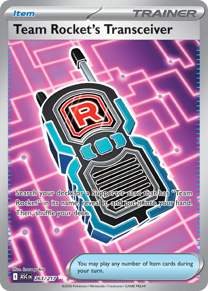 Team Rocket's Transceiver - 263/217 (ASC) Ultra Rare
