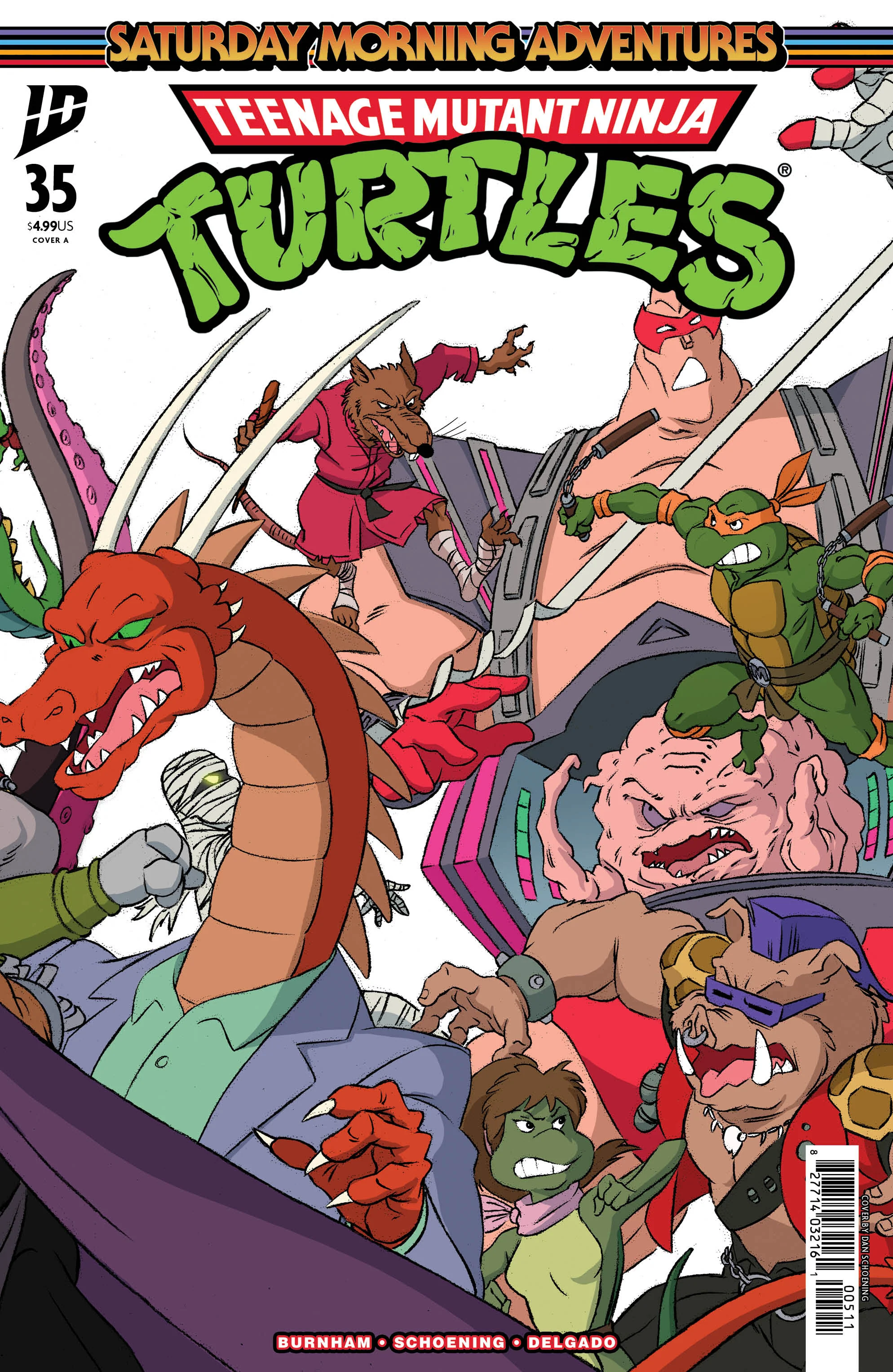 Teenage Mutant Ninja Turtles: Saturday Morning Adventures #35 Cover A (Schoening Connecting Cover Set) - Image 2
