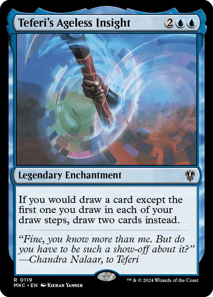 Teferi's Ageless Insight [#0119] (MKC-R) Light Play