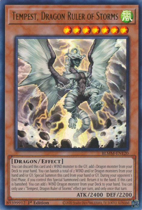 Tempest, Dragon Ruler of Storms (BLMM-EN120)
