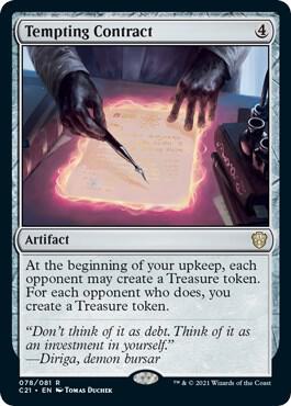 Tempting Contract (C21-R) Light Play