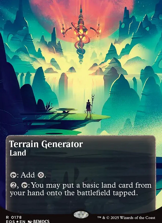 Terrain Generator [ #0178 Galaxy Foil Poster Stellar Sights ] (EOS-R)