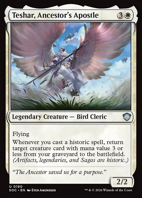 Teshar, Ancestor's Apostle [ #0180 ] (SOC-U)