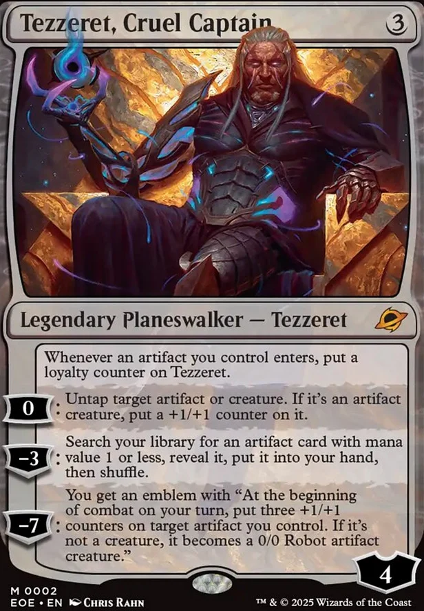 Tezzeret, Cruel Captain [ #0002 ] (EOE-M) - Image 2