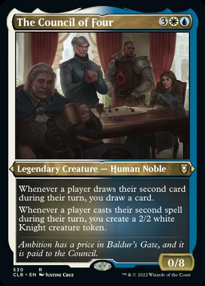 The Council of Four [#530 Etched Foil] (CLB-R) - Image 2