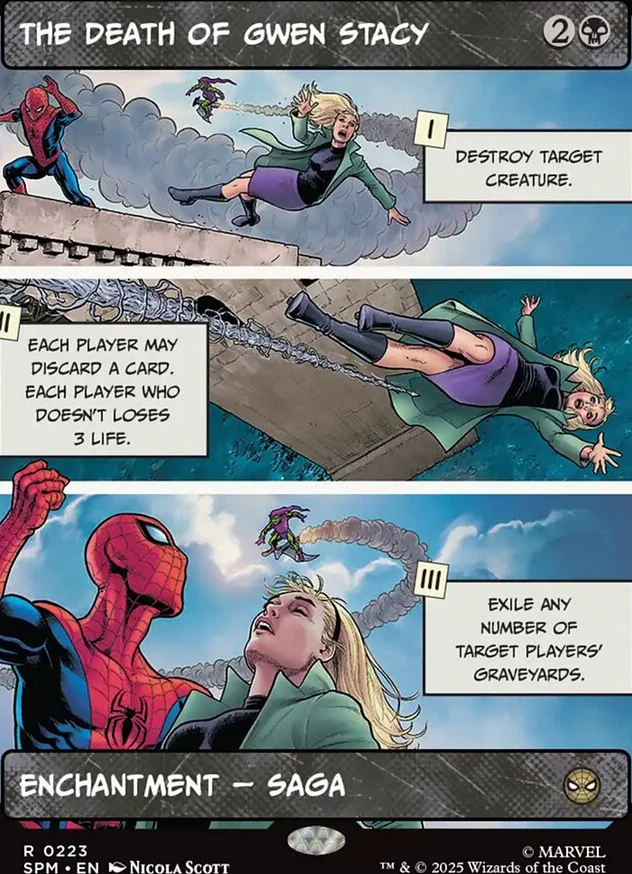 The Death of Gwen Stacy [ #0223 Borderless ] (SPM-R) - Image 2
