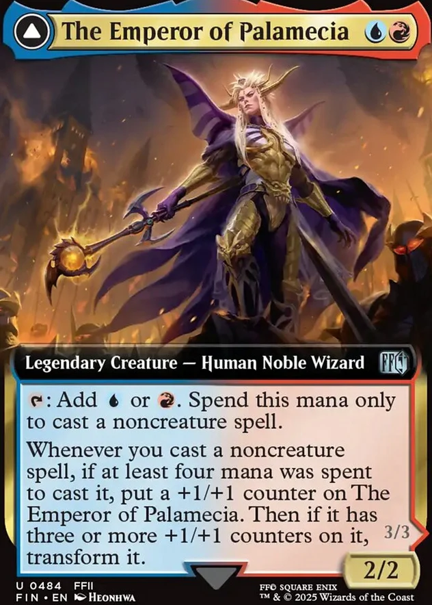 The Emperor of Palamecia // The Lord Master of Hell [ #0484 Extended Art ] (FIN-U)