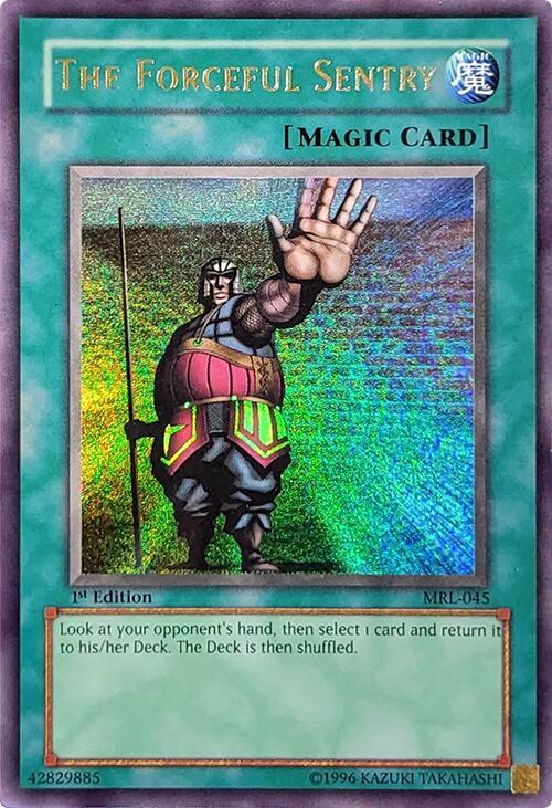 The Forceful Sentry (MRL-045) 1st Edition Moderate Play