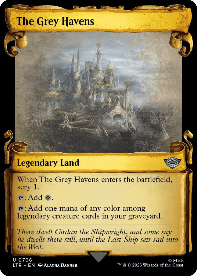 The Grey Havens [#0706 Showcase Scrolls] (LTR-U-Foil)