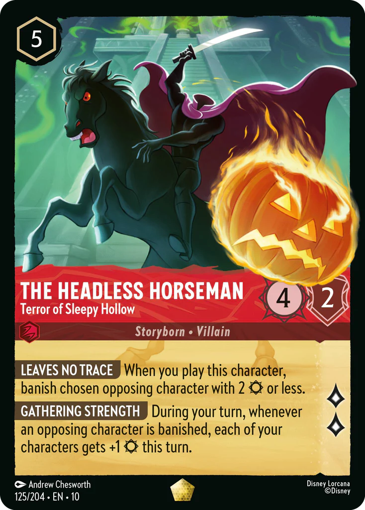 The Headless Horseman - Terror of Sleepy Hollow (125/204 - Whispers in the Well) Legendary