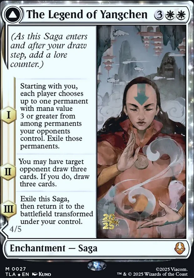 The Legend of Yangchen // Avatar Yangchen [ #0027 ] (TLA-M) - Image 3