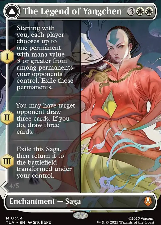 The Legend of Yangchen // Avatar Yangchen [ #0354 Borderless ] (TLA-M)