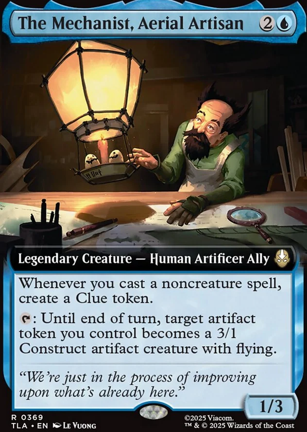 The Mechanist, Aerial Artisan [ #0369 Extended Art ] (TLA-R)