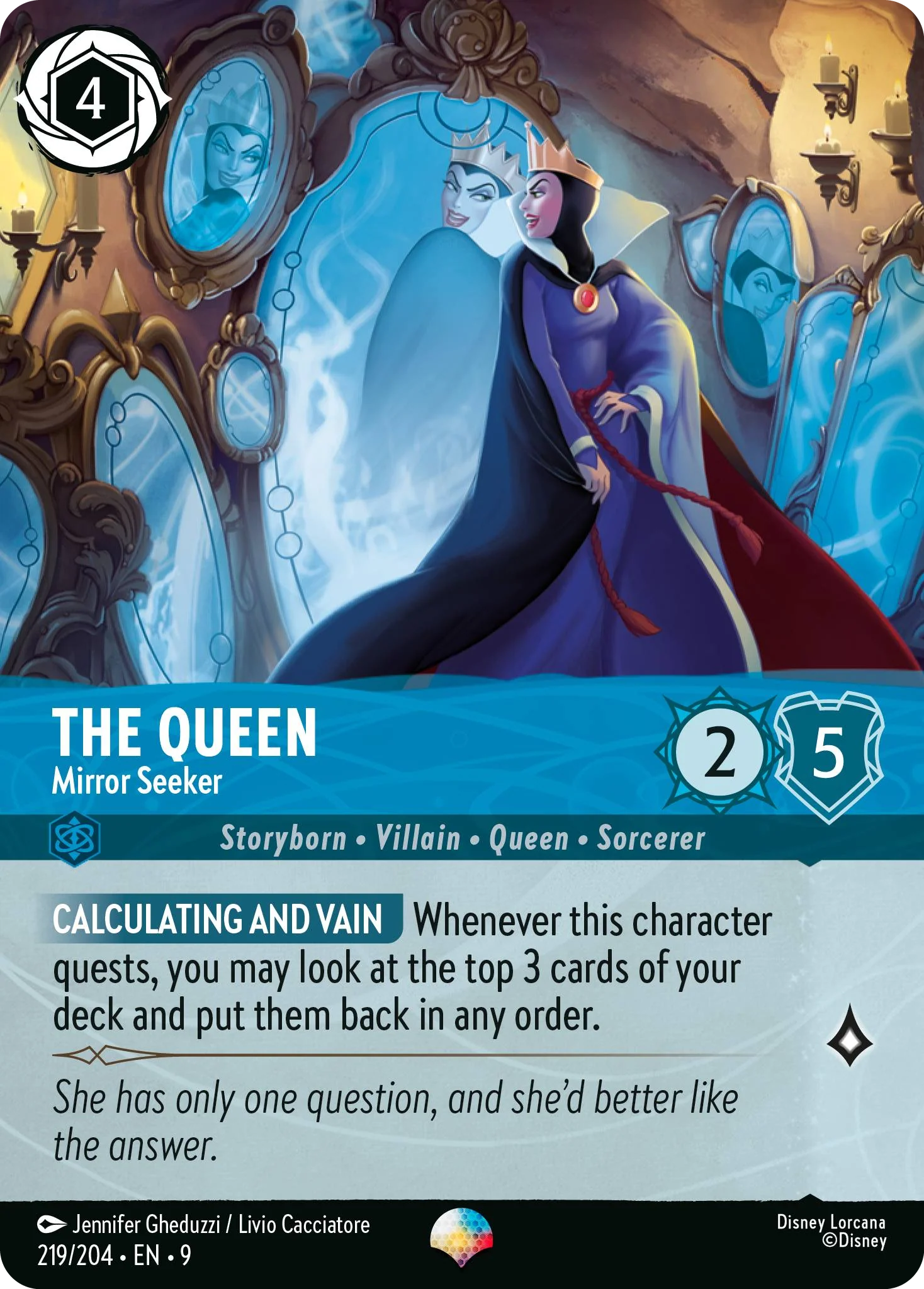The Queen - Mirror Seeker (Fabled - 219/204)  Epic