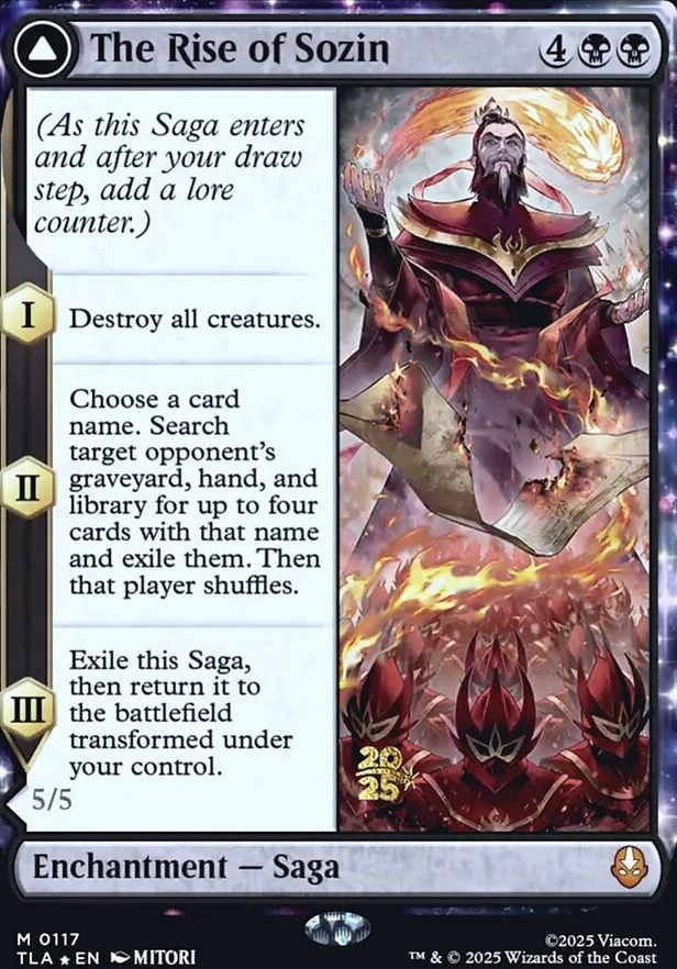 The Rise of Sozin // Fire Lord Sozin [ #0117 ] (TLA-M) - Image 3