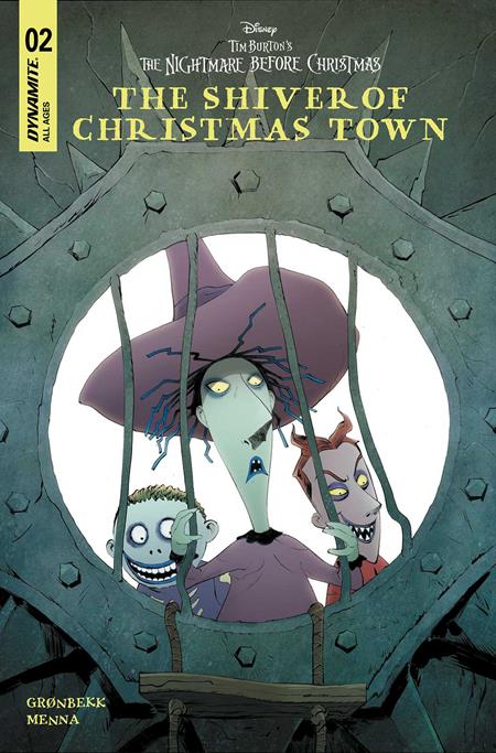 TIM BURTONS THE NIGHTMARE BEFORE CHRISTMAS THE SHIVER OF CHRISTMAS TOWN #2 CVR A JAE LEE