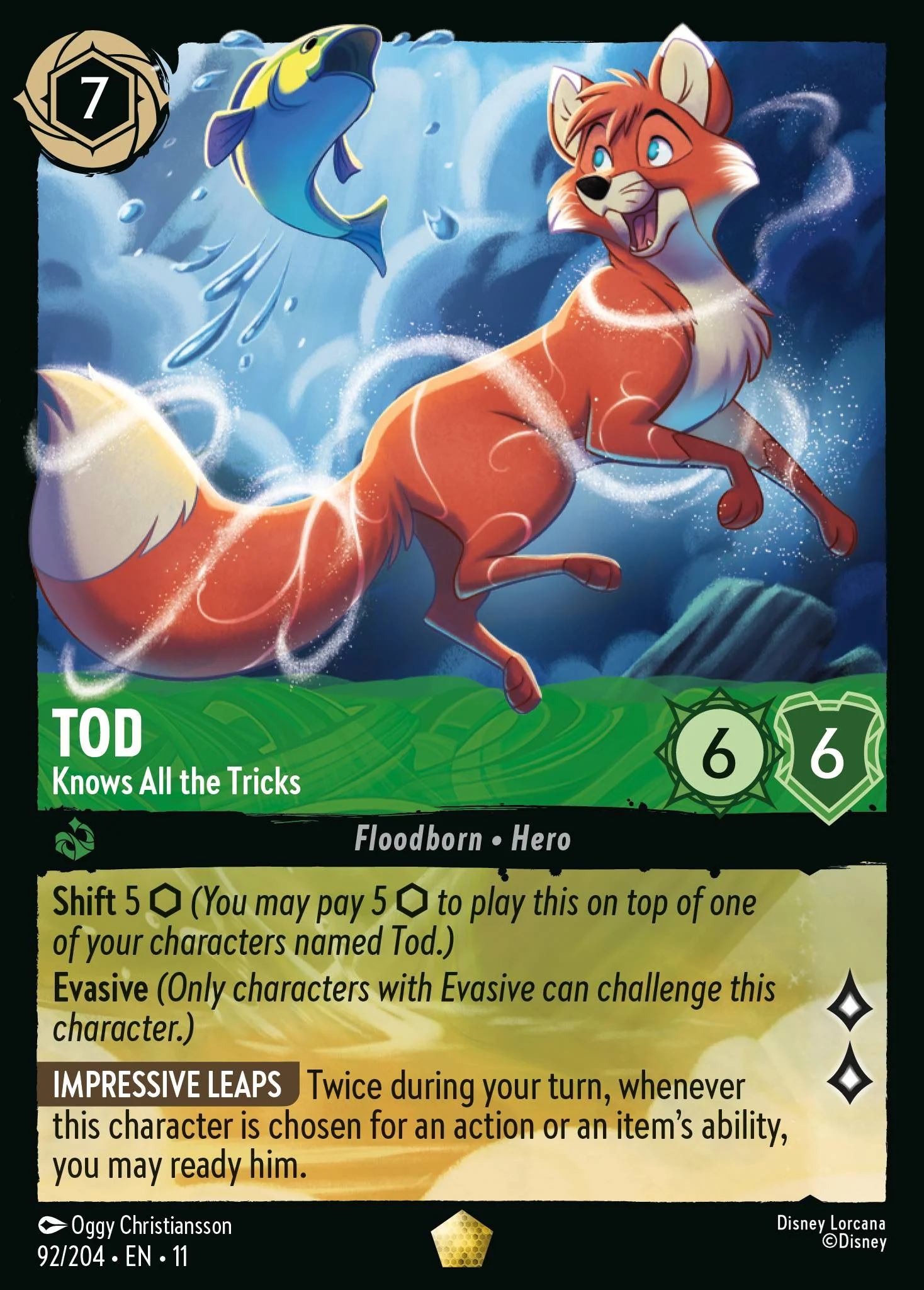 Tod - Knows All the Tricks (092/204 - Winterspell)  Legendary