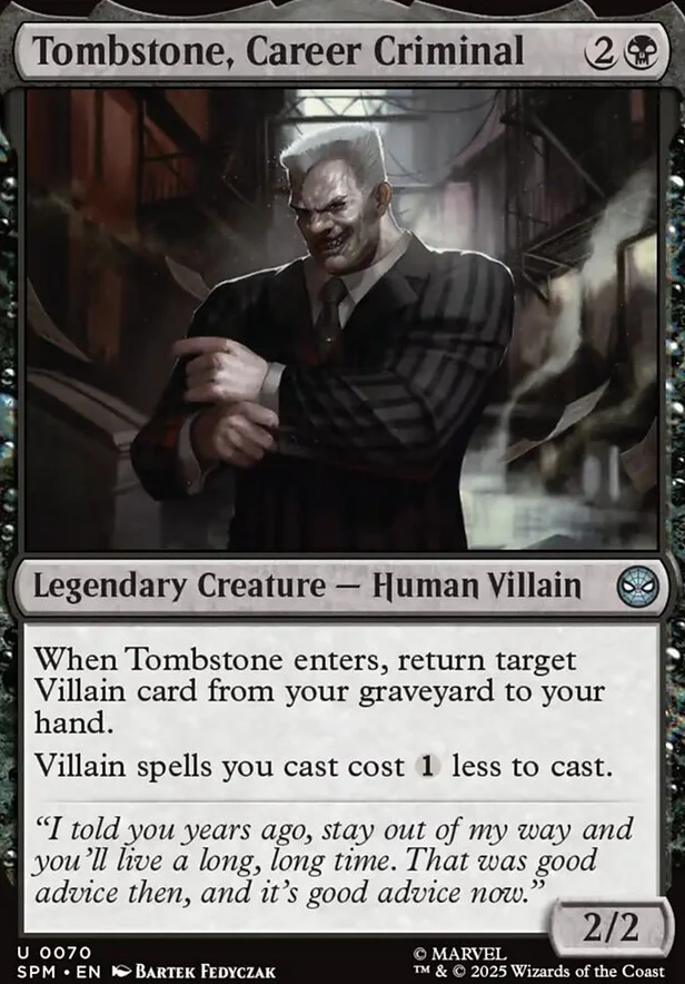 Tombstone, Career Criminal [ #0070 ] (SPM-U) - Image 2