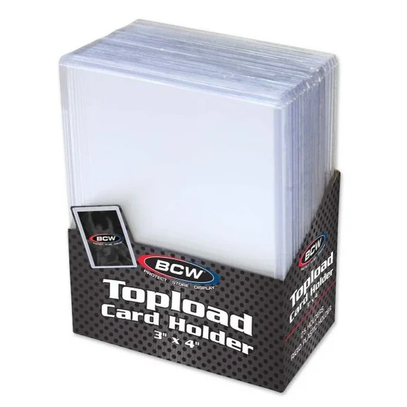 Top Loaders - 3 X 4 Clear (25)