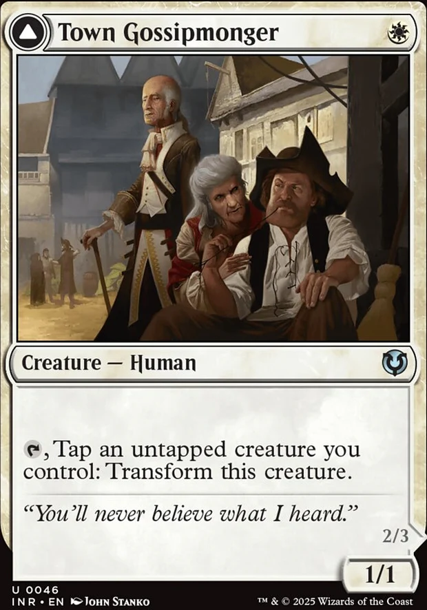 Town Gossipmonger // Incited Rabble [ #0046 ] (INR-U) - Image 2