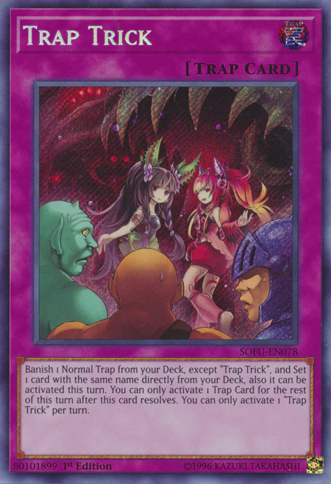Trap Trick (SOFU-EN078) Secret Edition - Near Mint 1st Edition