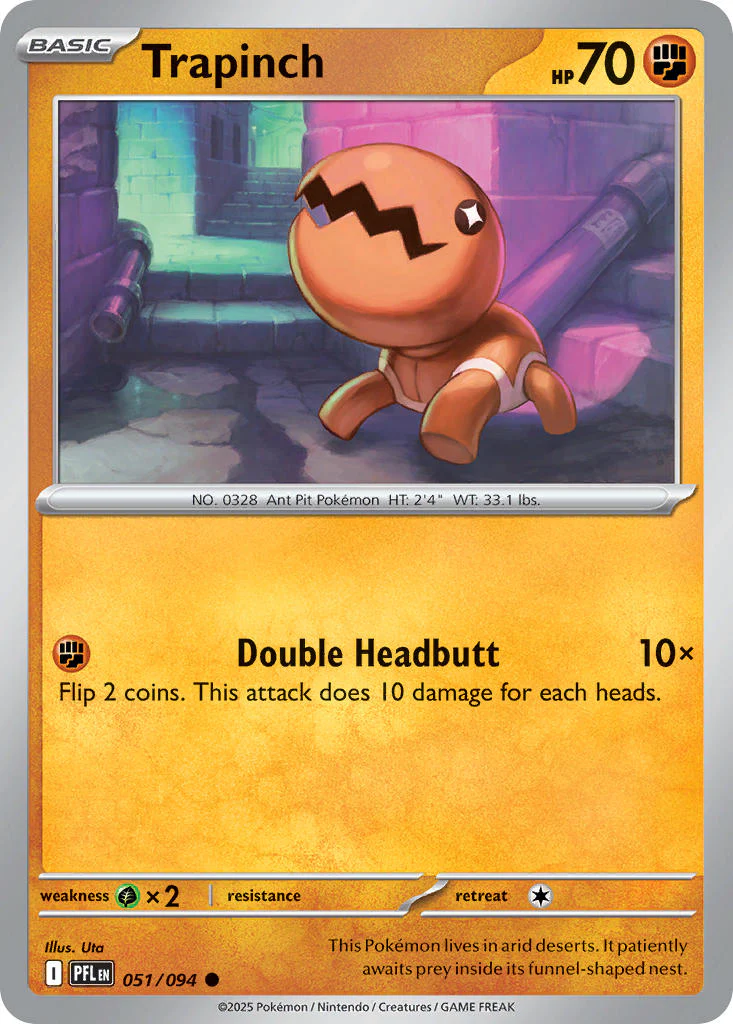 Trapinch - 051/094 (PFL) Common