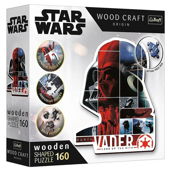 Trefl: Wood Craft Origin Puzzle 160 Piece - Star Wars Darth Vader