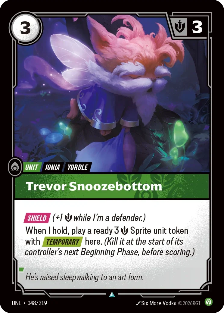 Trevor Snoozebottom - 048/219 (UNL)  Uncommon