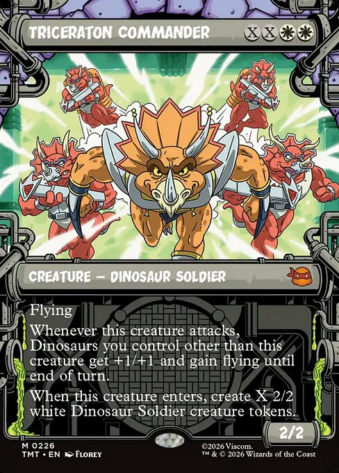 Triceraton Commander [ #0226 Sewer Frame Showcase ] (TMT-M) - Image 2