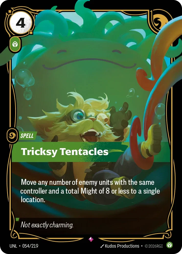Tricksy Tentacles - 054/219 (UNL)  Rare