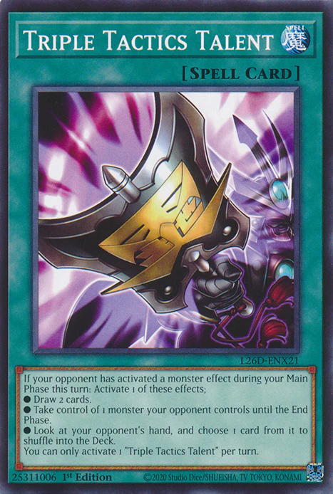 Triple Tactics Talent (X-Saber Deck) (L26D-ENX21)