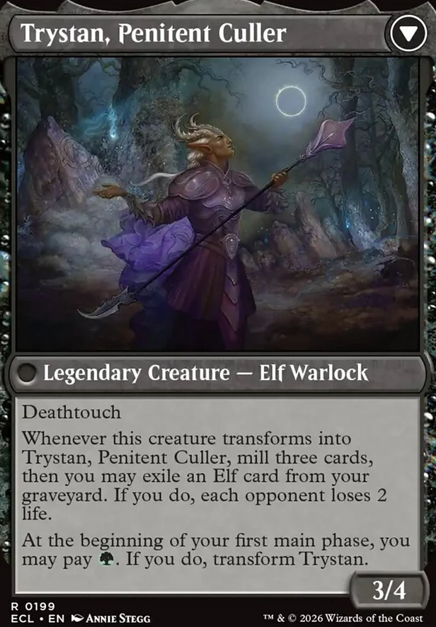 Trystan, Callous Cultivator // Trystan, Penitent Culler [ #0199 ] (ECL-R)