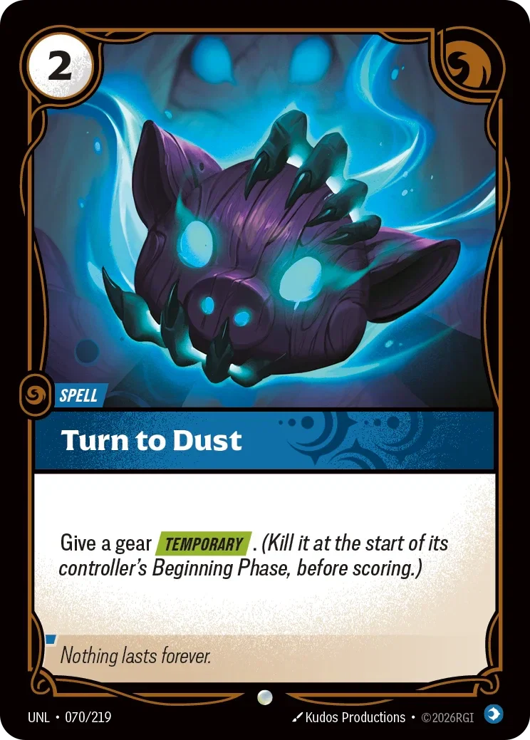 Turn to Dust - 070/219 (UNL)  Common
