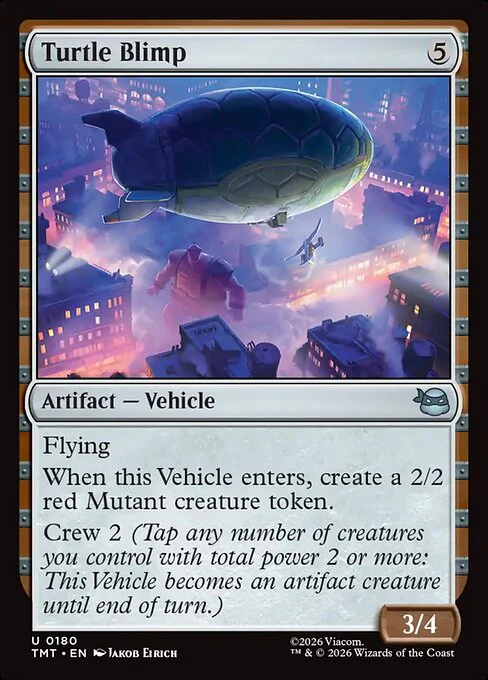 Turtle Blimp [ #0180 ] (TMT-U)
