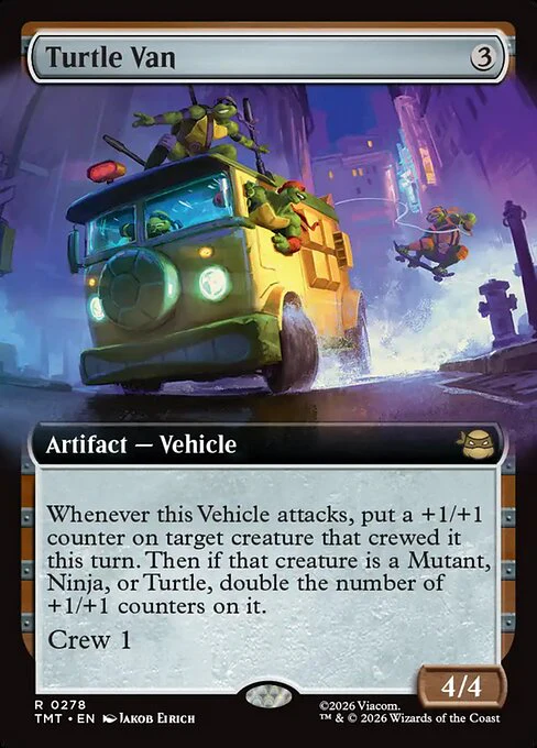 Turtle Van [ #0278 Extended Art ] (TMT-R) - Image 2