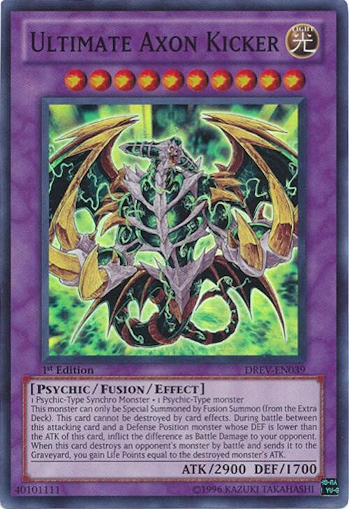 Ultimate Axon Kicker (DREV-EN039) Super Rare - Near Mint 1st Edition