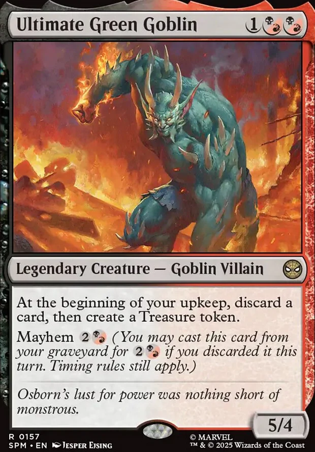 Ultimate Green Goblin [ #0157 ] (SPM-R) - Image 2