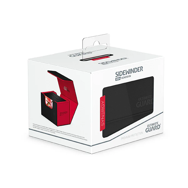 Ultimate Guard: Deck Case - Sidewinder 100+ Synergy - Black/Red