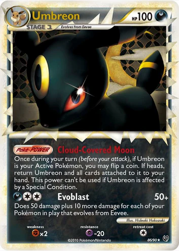 Umbreon (Prime) - 86/90 (PR) Holo Rare - Light Play Holofoil