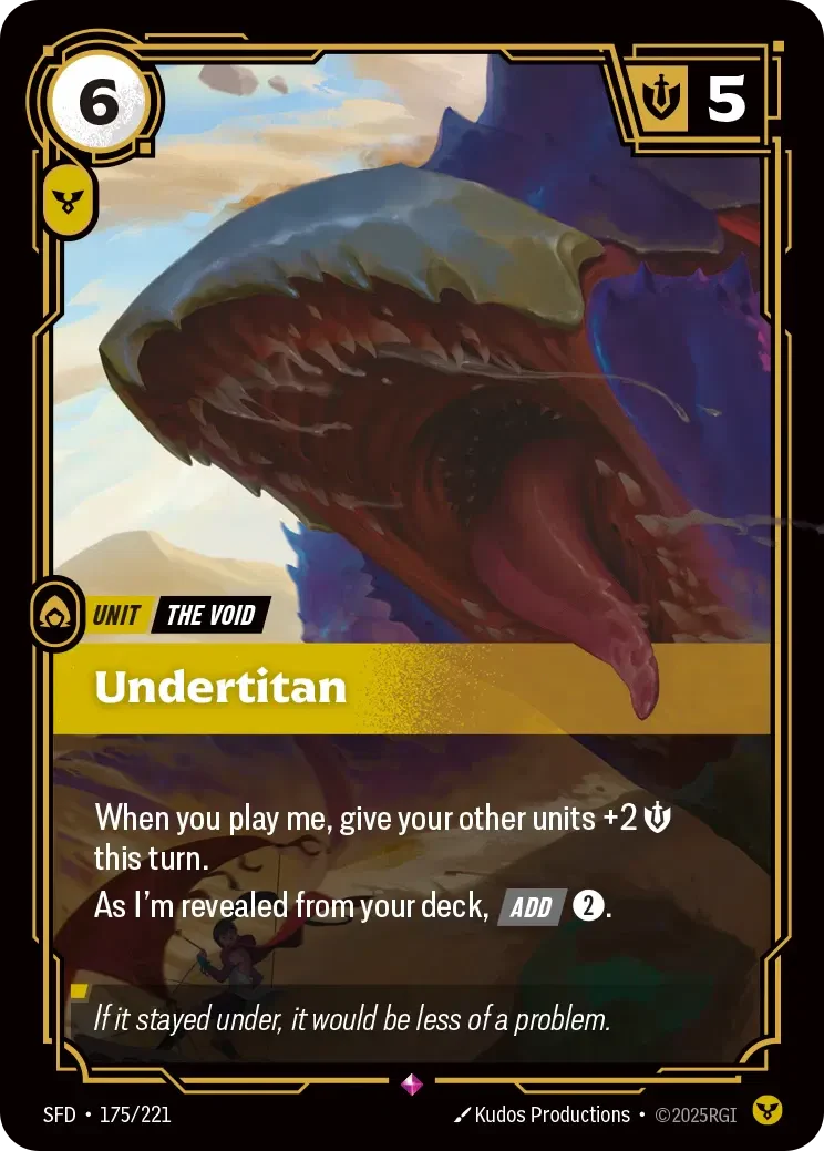 Undertitan - 175/221 (SFD) Rare