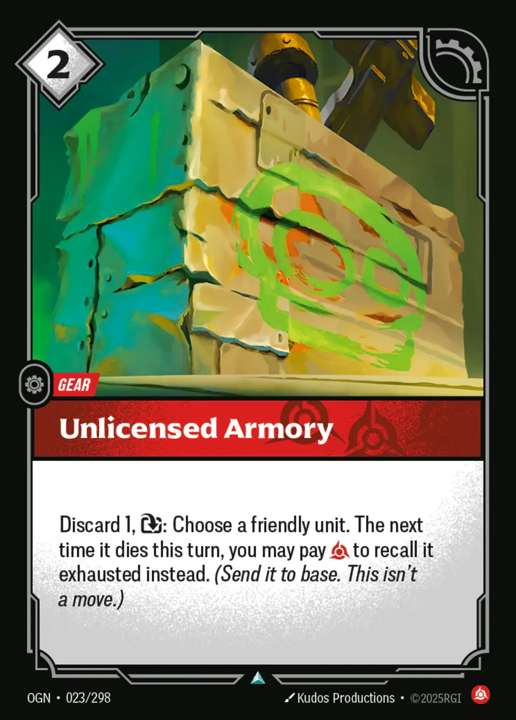 Unlicensed Armory - 023/298 (OGN) Uncommon
