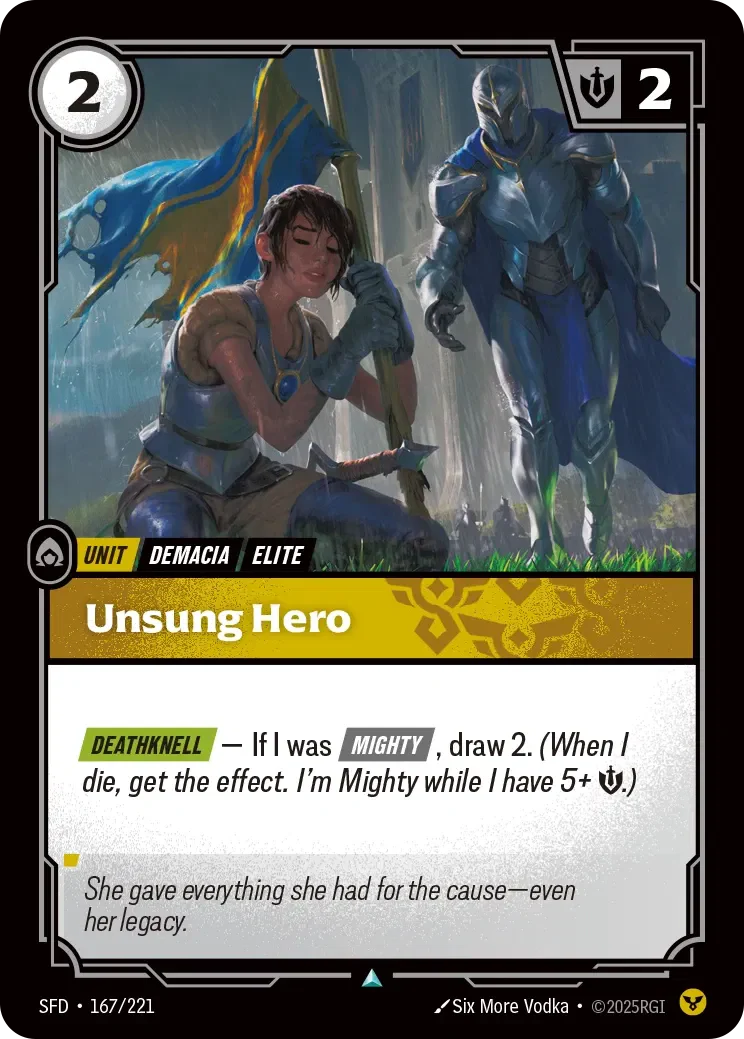 Unsung Hero - 167/221 (SFD) Uncommon