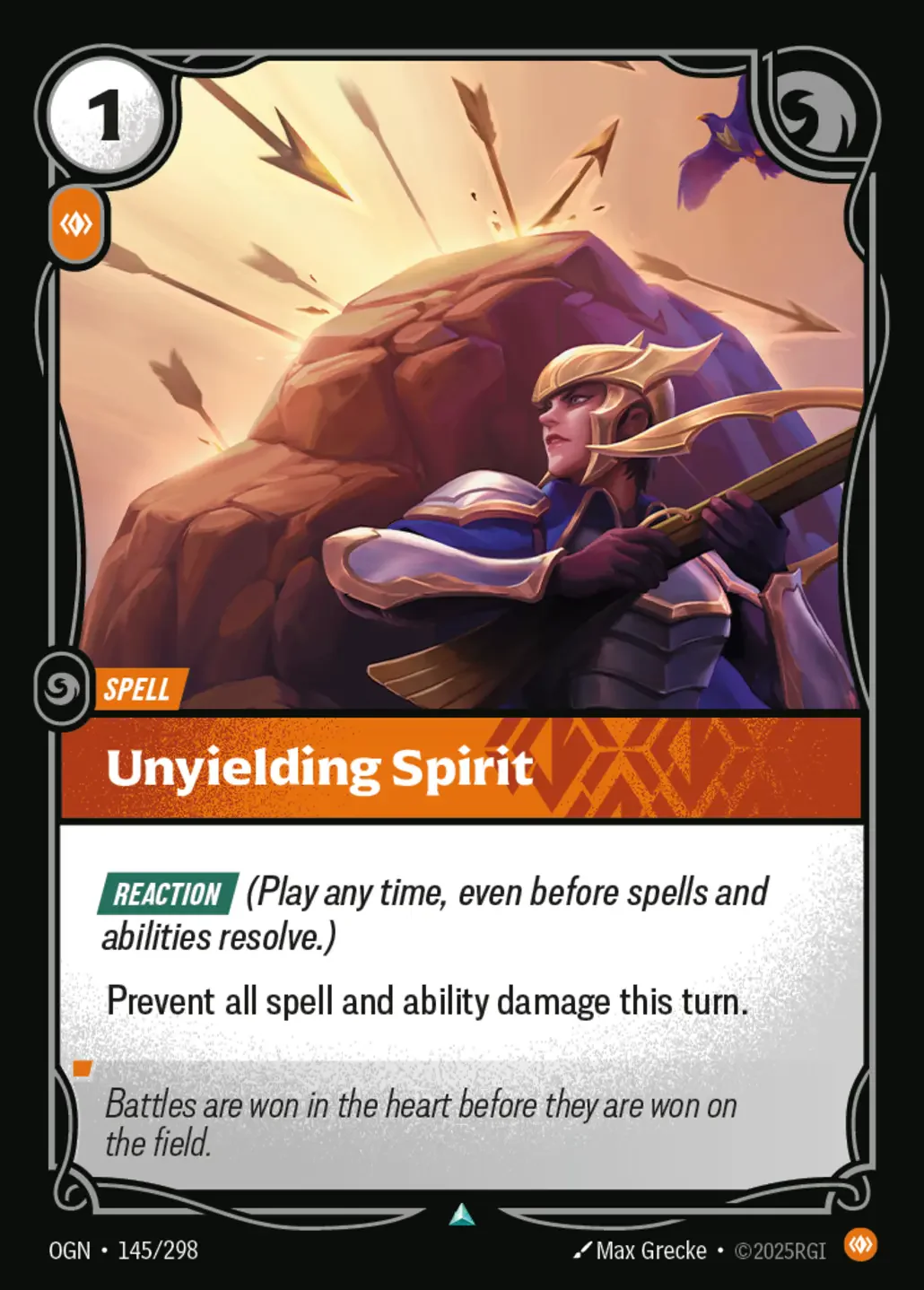 Unyielding Spirit - 145/298 (OGN) Uncommon