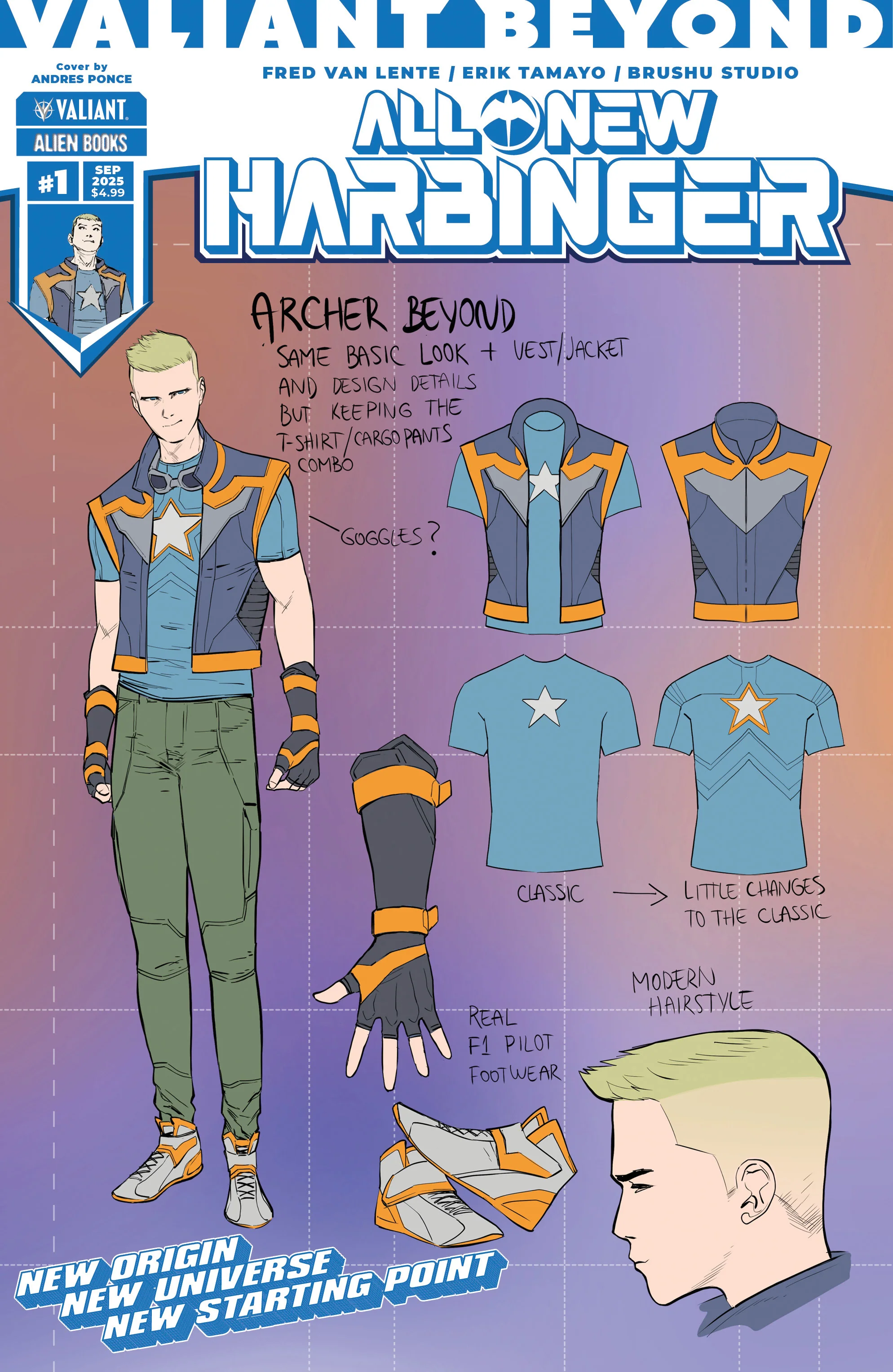 Valiant Beyond: All-New Harbinger #1 Variant D (Ponce Design Variant)
